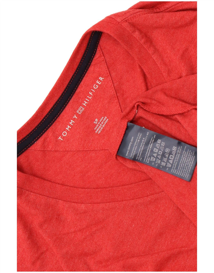 Tommy Hilfiger T-Shirt Homme Petit Rouge Coton