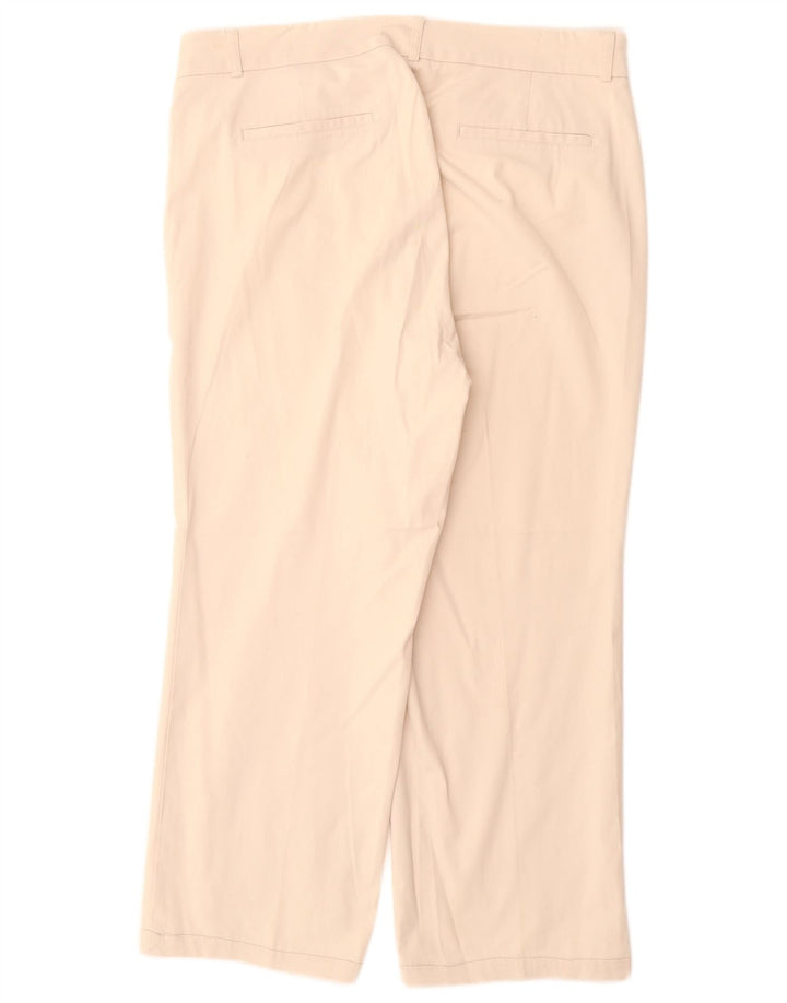 DOCKERS Pantalon décontracté court pour femme US 12 Large W34 L26 Beige