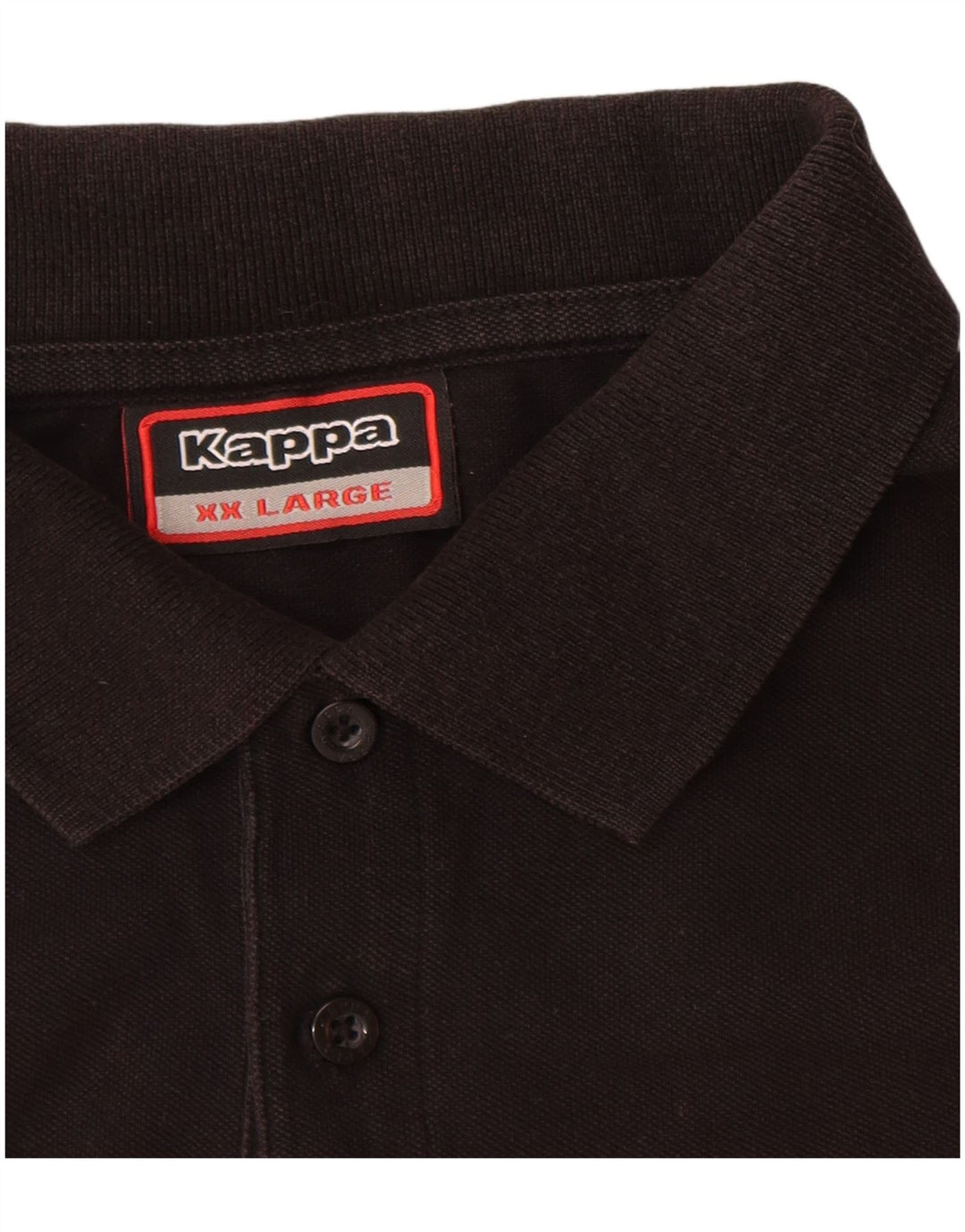 KAPPA Polo Homme 2XL Noir Coton
