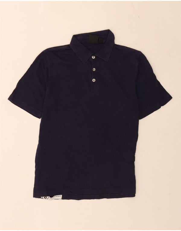 Volcom Polo Garçon 13-14 ans Large Bleu Marine Coton