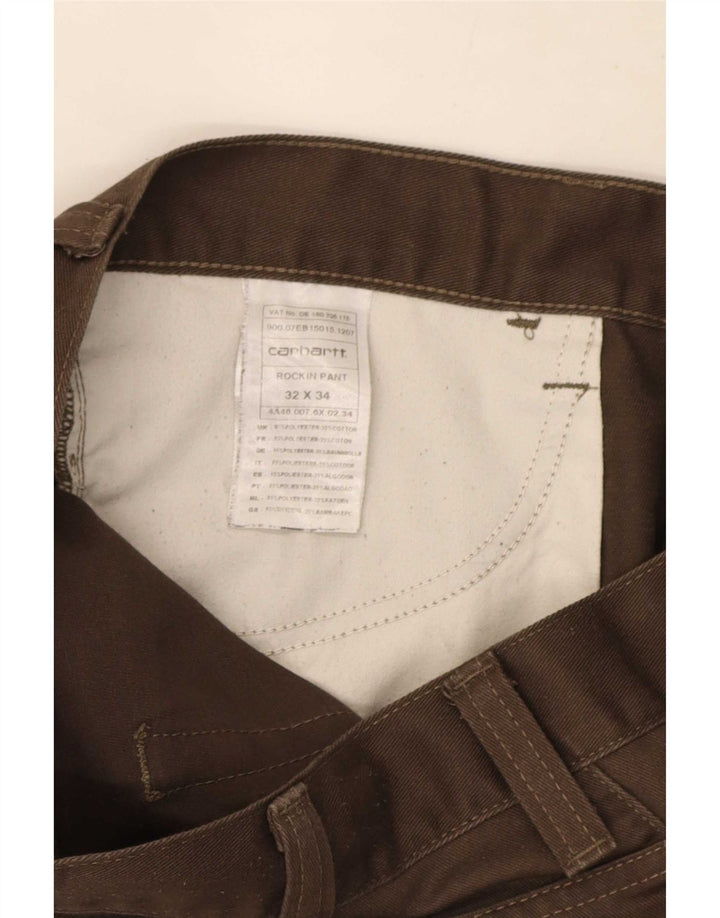 Carhartt Short décontracté pour homme W32 en polyester marron moyen