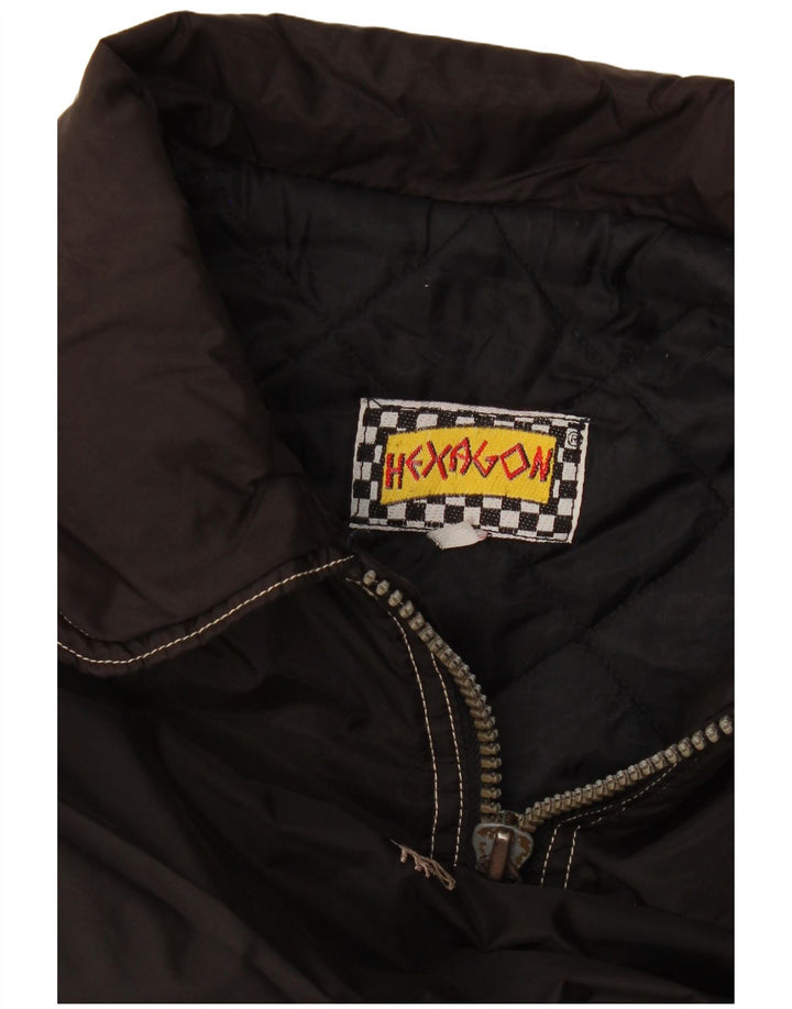 Veste Bomber Homme Vintage UK 42 XL Noir