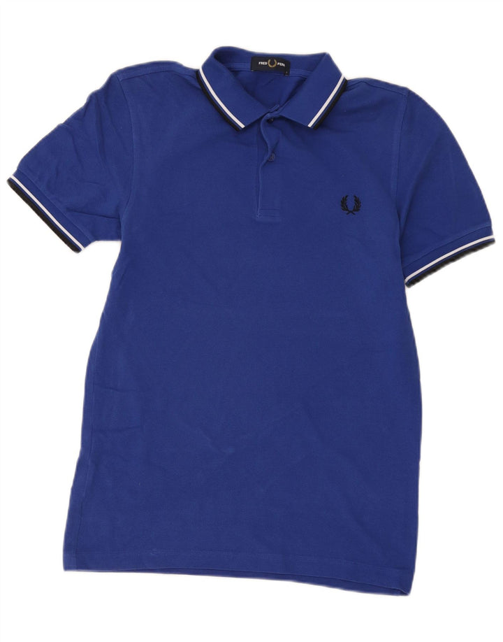 Fred Perry Polo Homme Petit Bleu Coton
