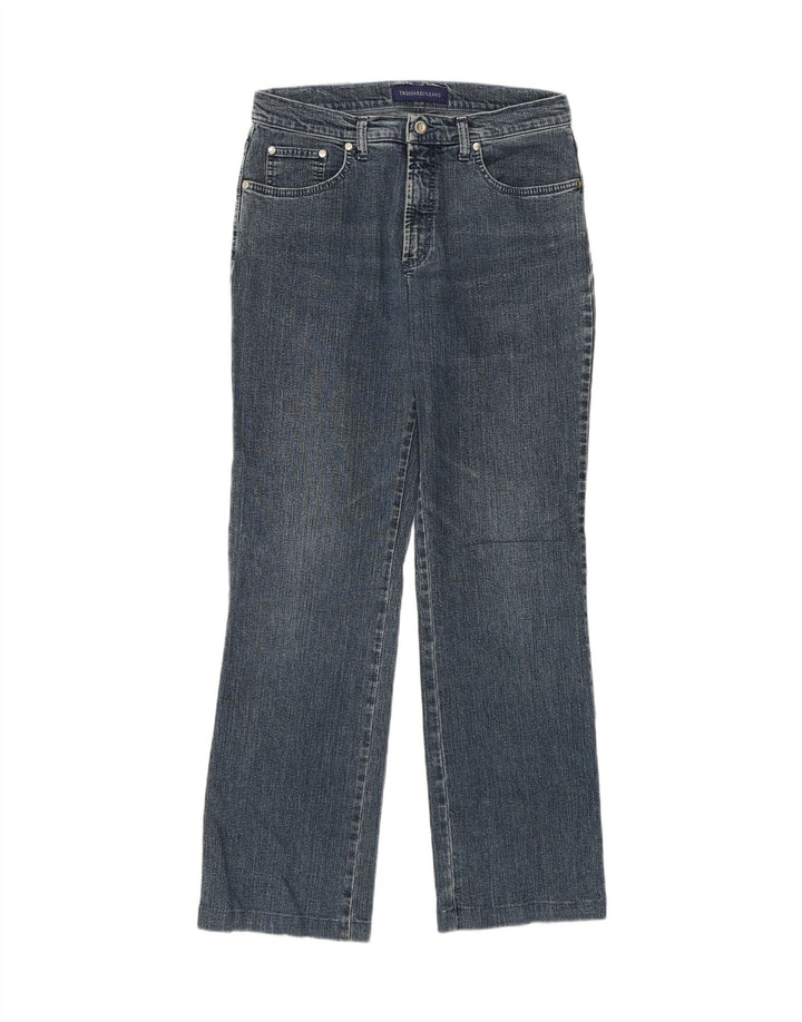 Trussardi Femme Jean Droit W31 L29 Bleu Coton