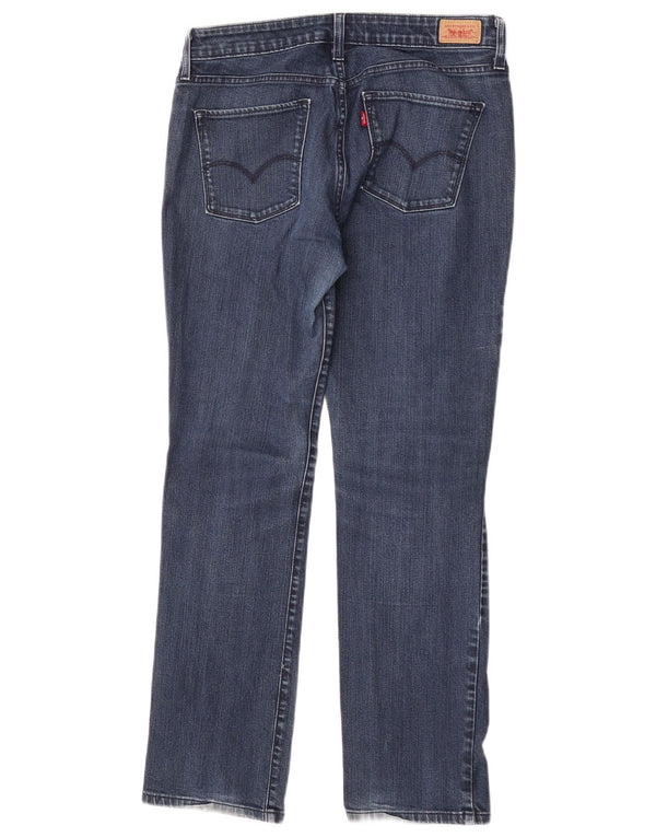 Levi's Jean droit 552 taille moyenne pour femme US 6 Medium W28 L28 Bleu Coton