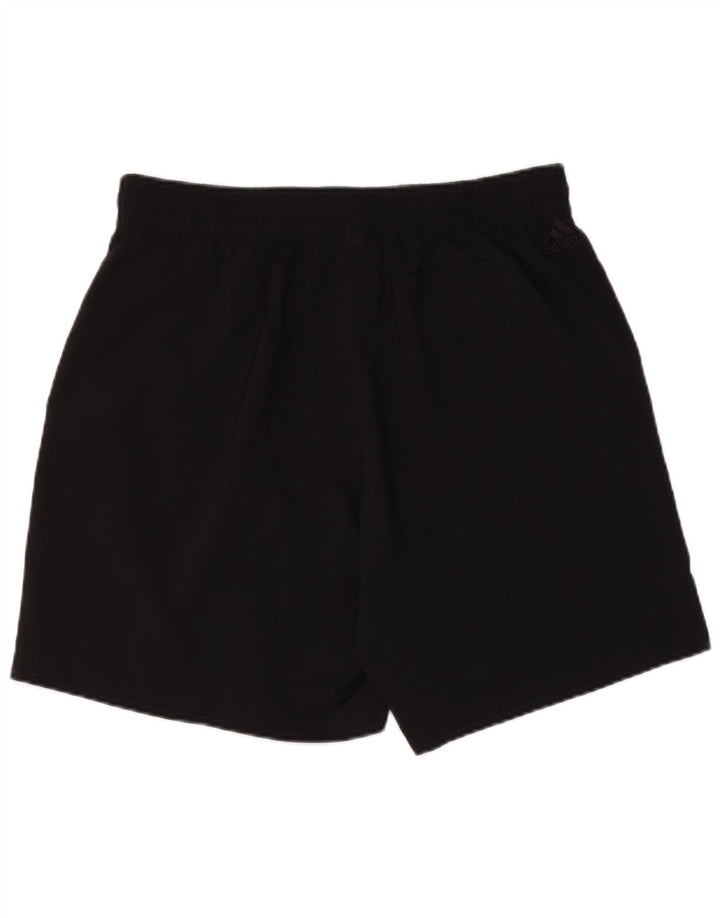 Adidas Short de sport graphique pour homme XL Noir Polyester