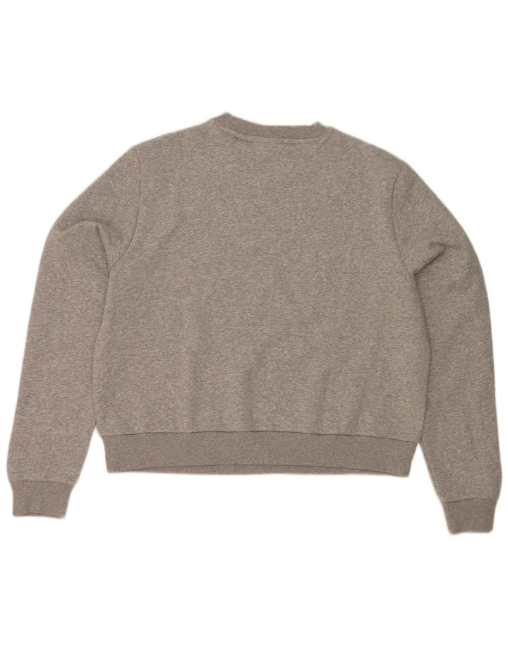 Reebok Sweat-shirt pour femme UK 16 Large Gris Coton