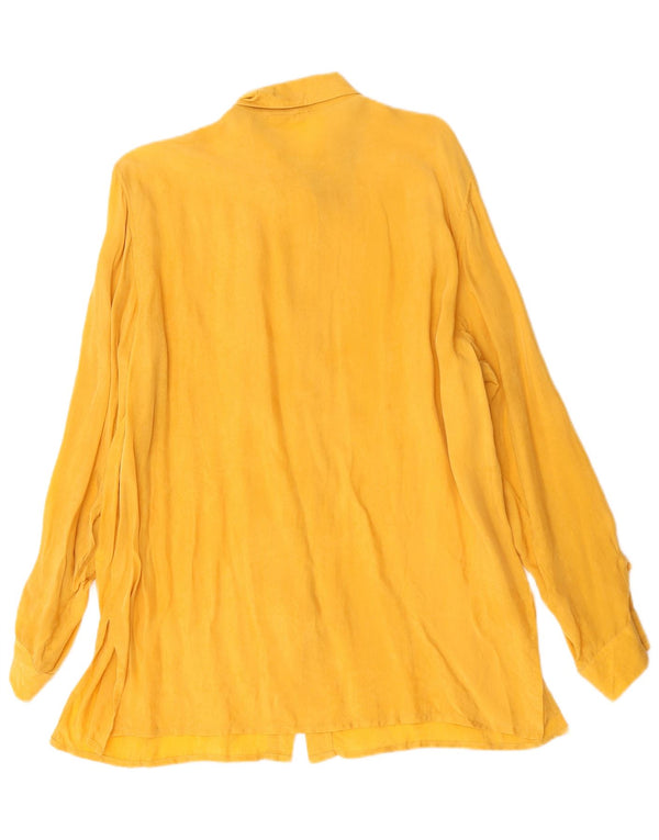 Citylife Chemisier surdimensionné pour femme IT 42 Jaune moyen