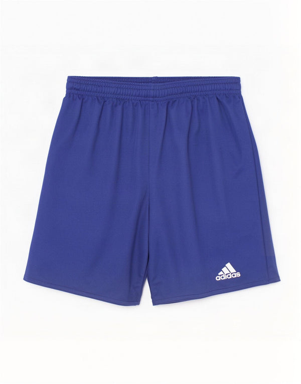 Short de sport Adidas Garçon Aeroready 11-12 ans Bleu Polyester