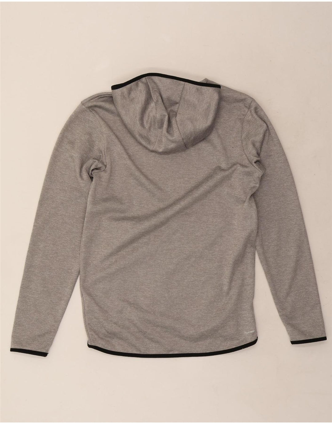 Adidas Pull à capuche graphique pour homme Petit gris Polyester