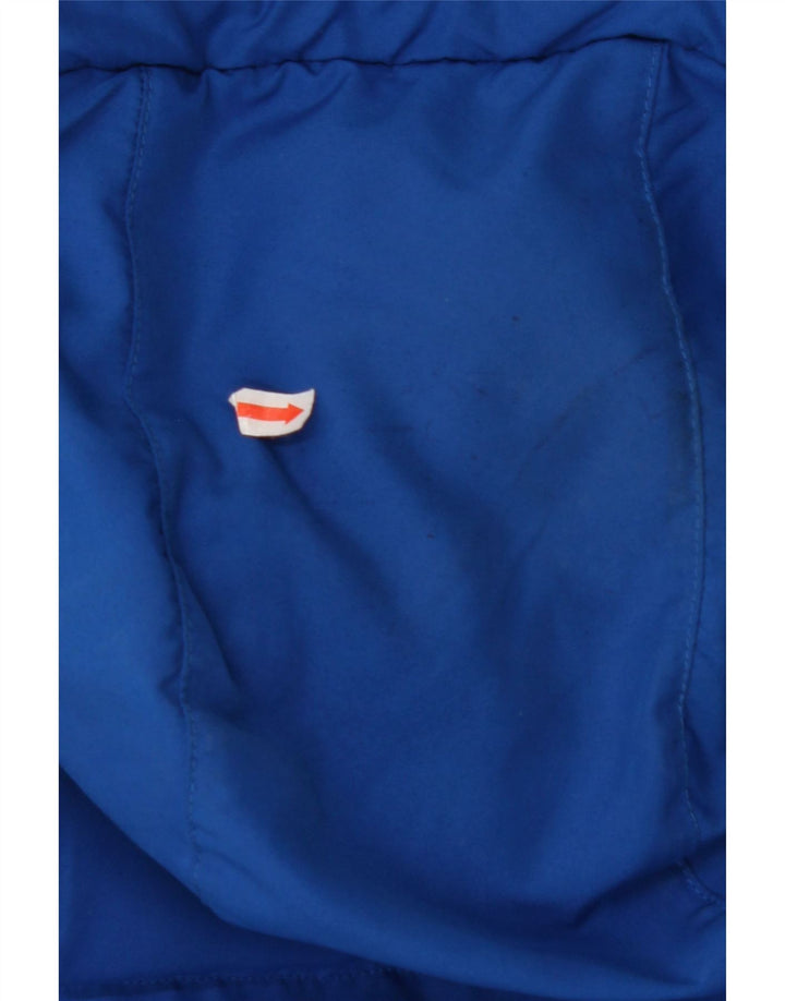 ADIDAS Gilet rembourré réversible à capuche pour homme UK 42 XL Bleu