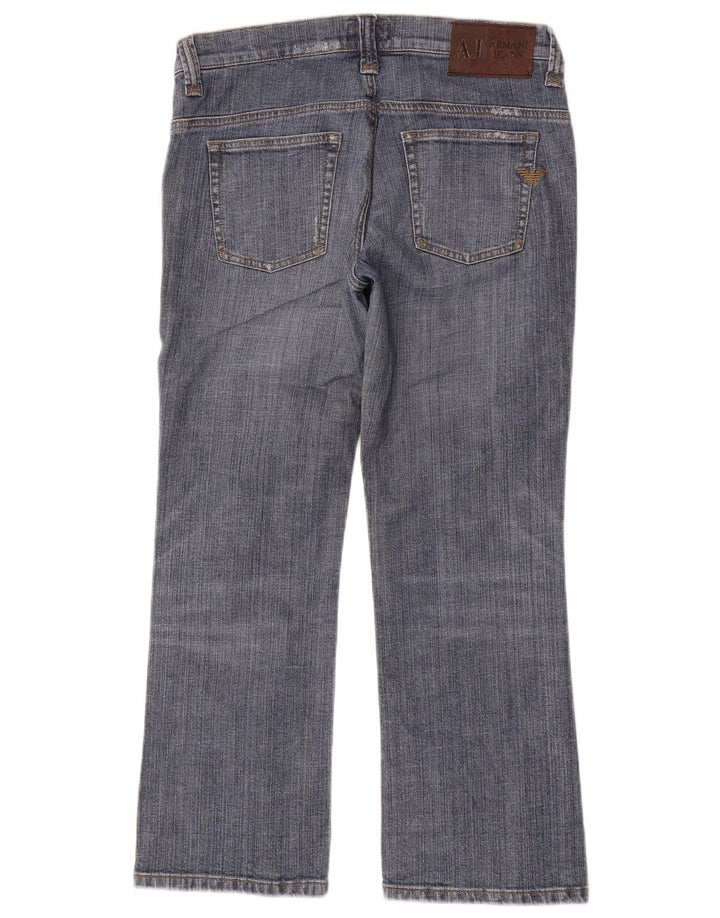 Armani Femme Jean Droit W28 L26 Bleu Coton