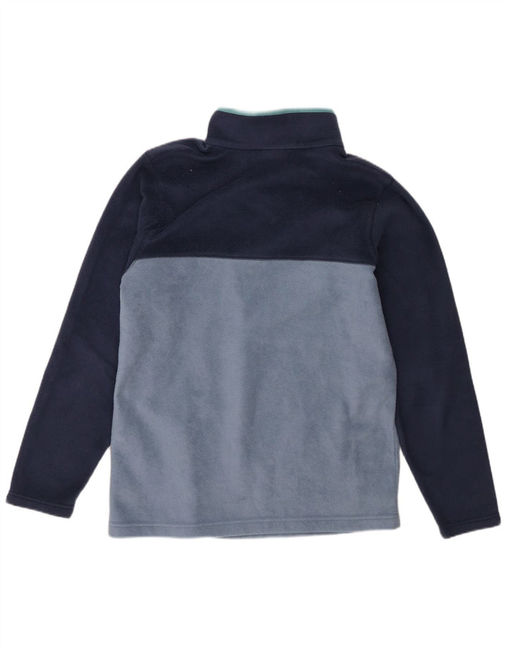 Columbia Pull Col Zippé Homme Bleu Marine Moyen Colourblock