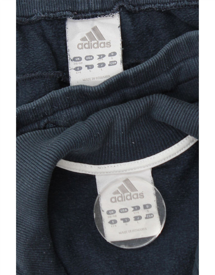 Adidas Survêtement complet pour homme UK 38/40 Bleu marine moyen en coton