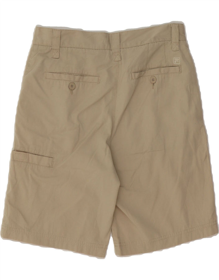 FILA Mens Chino Shorts IT 46 Small W30  Beige Cotton Vintage Fila and Second-Hand Fila from Messina Hembry 