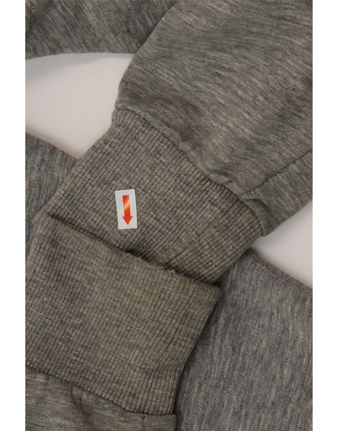 SUPERDRY Pull à Capuche Zippé Homme Gris Moyen Moucheté Coton