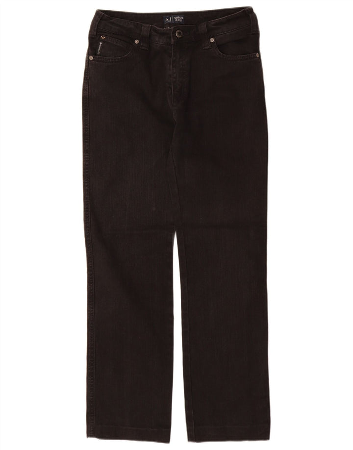 ARMANI Femme Jean Droit W29 L29 Coton Noir