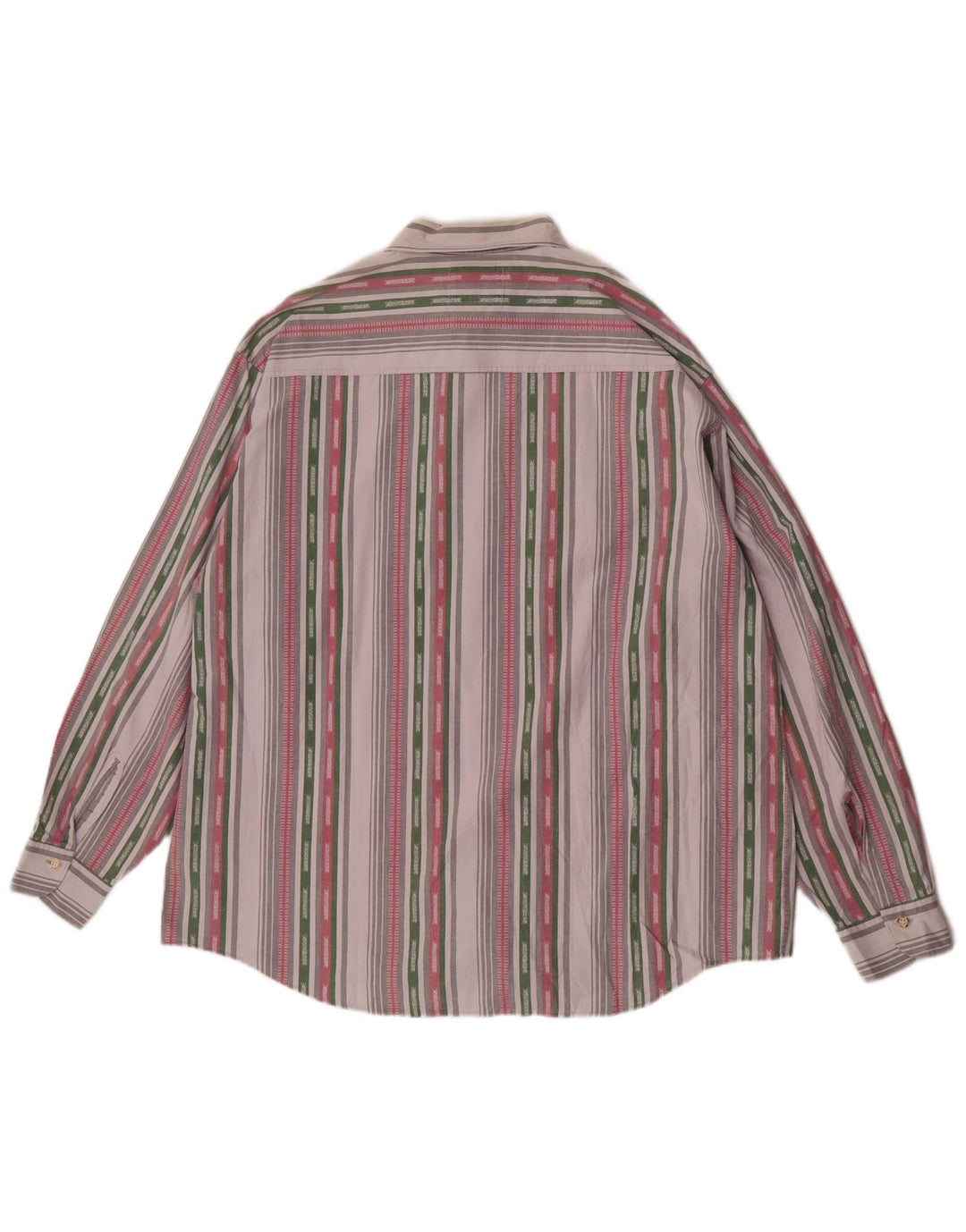 Chemise Homme Verte Vallée XL Coton Rayé Multicolore