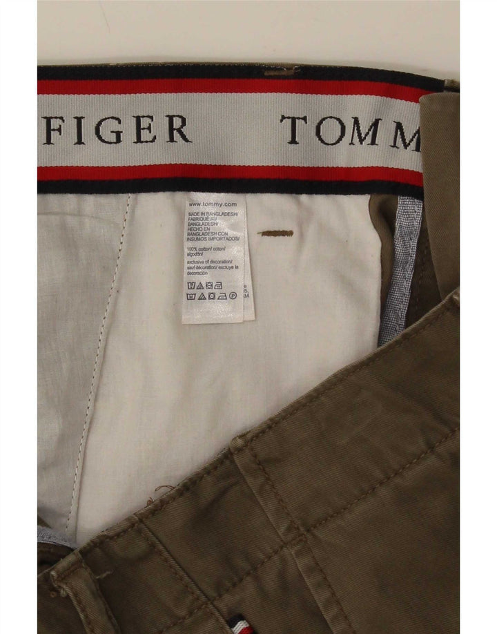 Tommy Hilfiger Short cargo pour homme W36 Large Kaki Coton