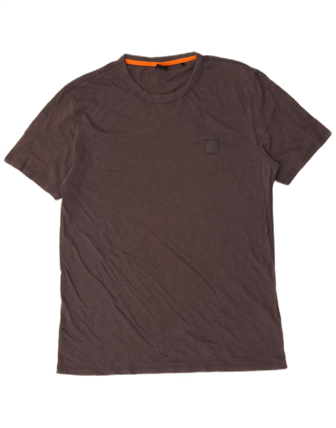 Hugo Boss Homme T-Shirt Top Large Gris Coton