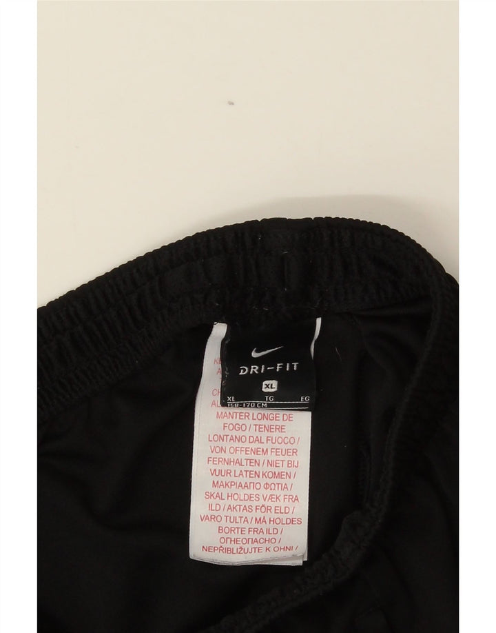 Nike Pantalon de survêtement pour garçon 13-14 ans XL Noir Colourblock Polyester
