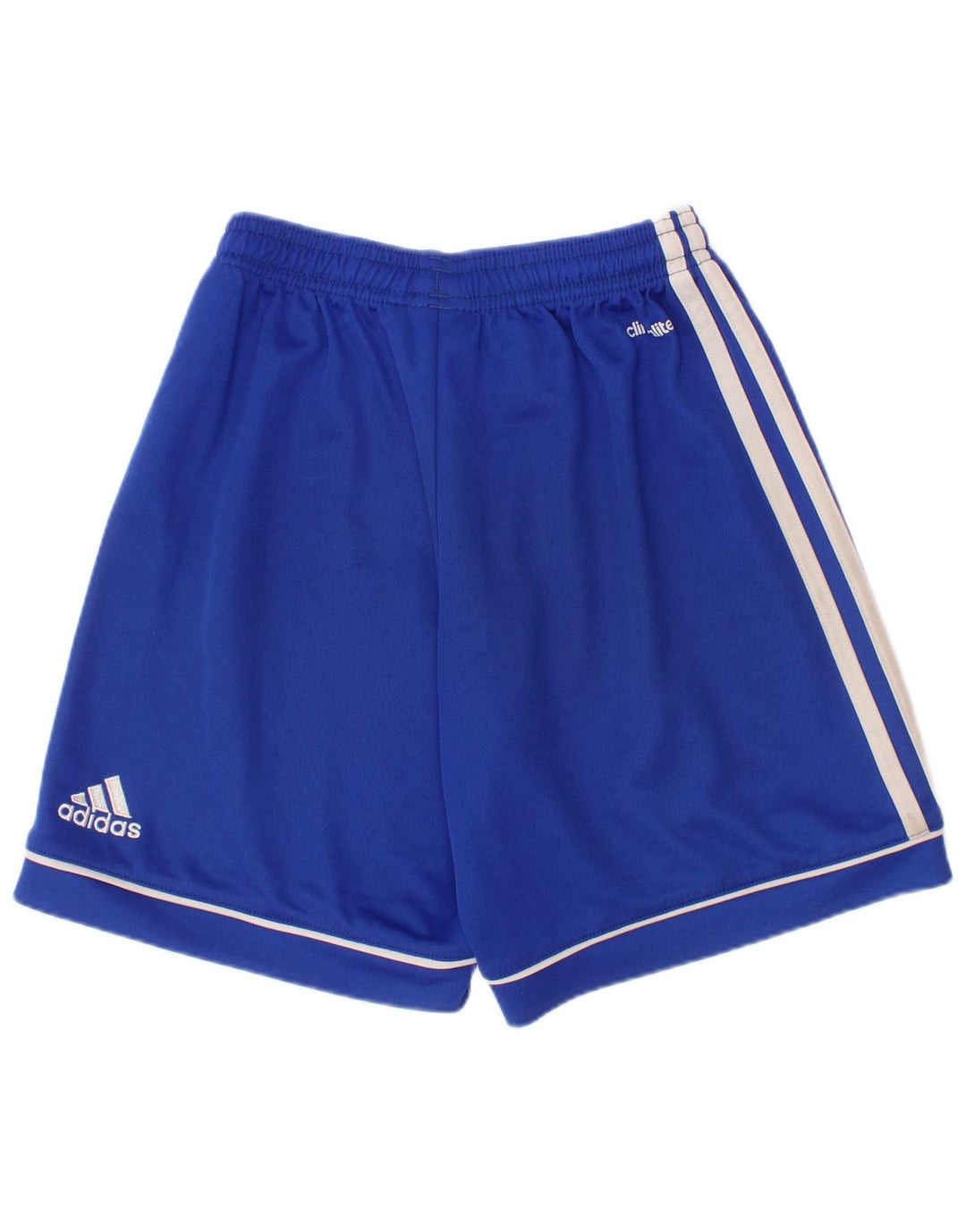 Short de sport Adidas Garçon Climalite 9-10 ans Bleu Polyester
