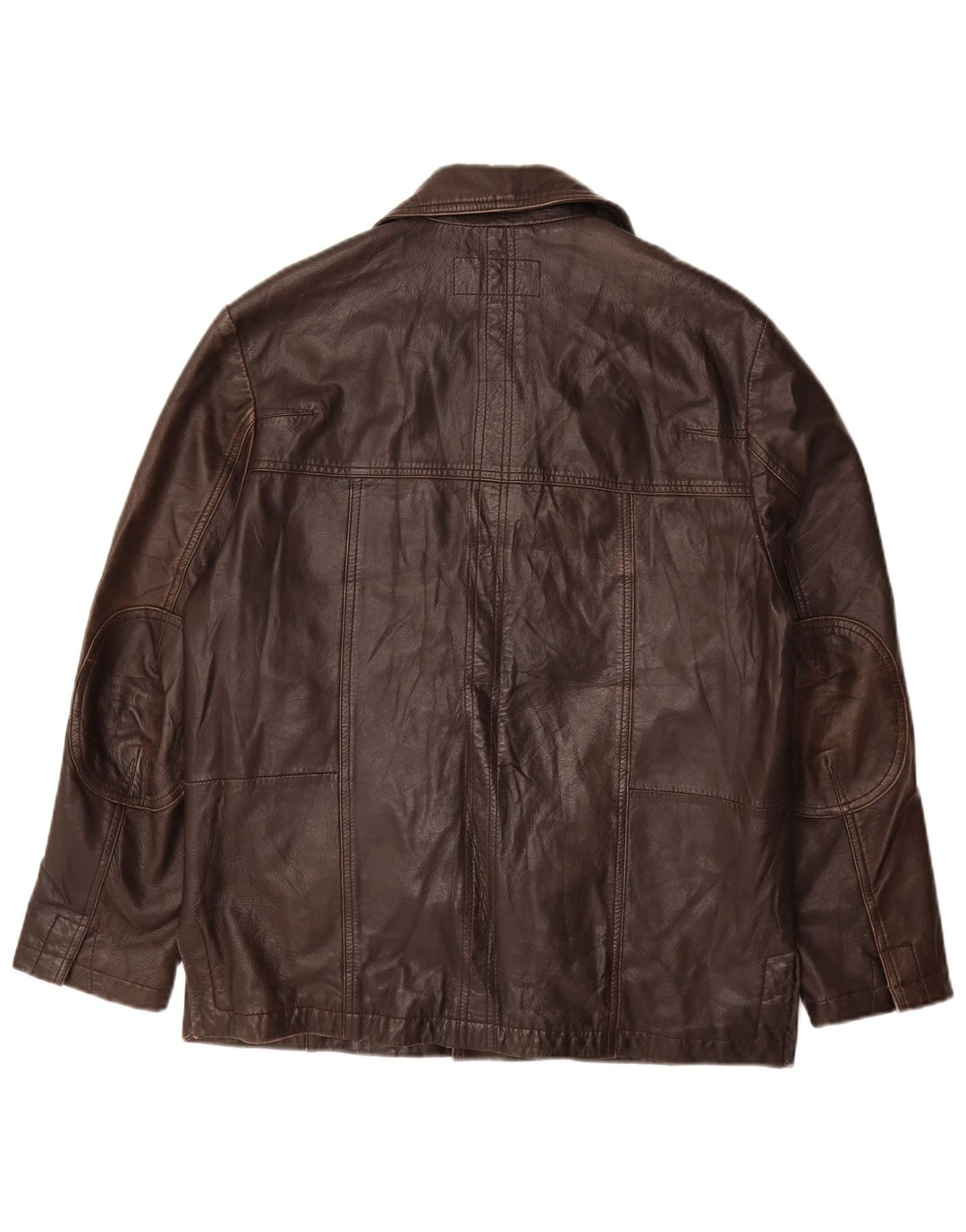 Veste en cuir homme vintage EU 48 Cuir marron moyen