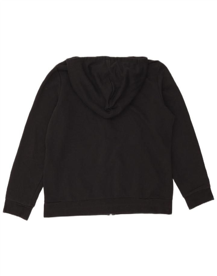 Adidas Pull à capuche zippé graphique pour hommes, grand noir