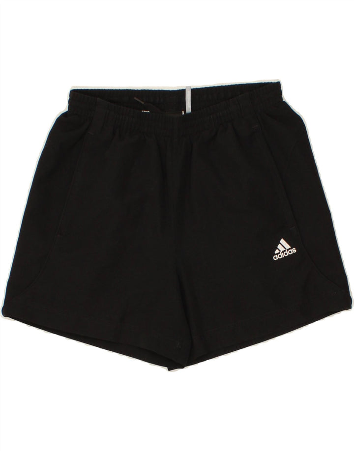 ADIDAS Boys Climalite Sport Shorts 11-12 Years Black Polyester Vintage Adidas and Second-Hand Adidas from Messina Hembry 