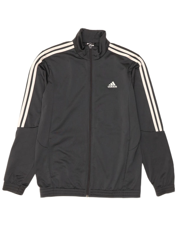 Adidas Veste de survêtement pour homme UK 40/42 Gris moyen Polyester