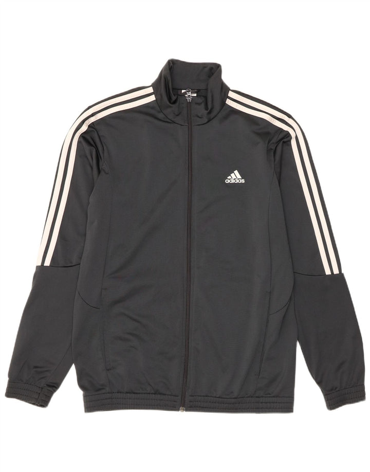 Adidas Veste de survêtement pour homme UK 40/42 Gris moyen Polyester