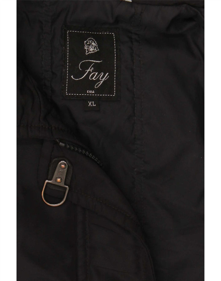 Fay Veste coupe-vent pour femme UK 18 XL Noir
