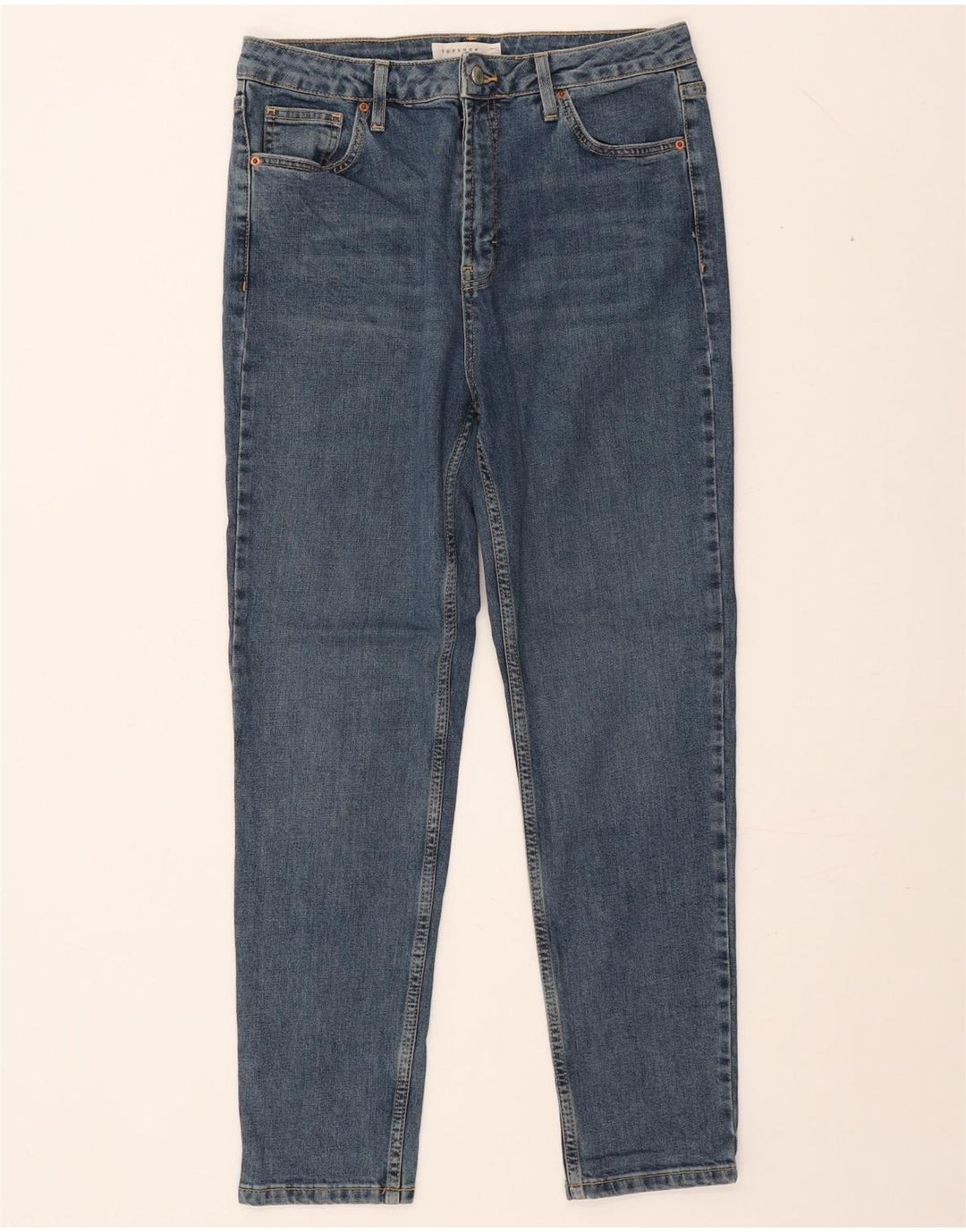 Topshop Jean Slim Femme W32 L27 Bleu