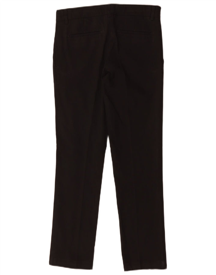Marks & Spencer Pantalon de Costume Slim Garçon 12-13 Ans W28 L27 Noir Polyester