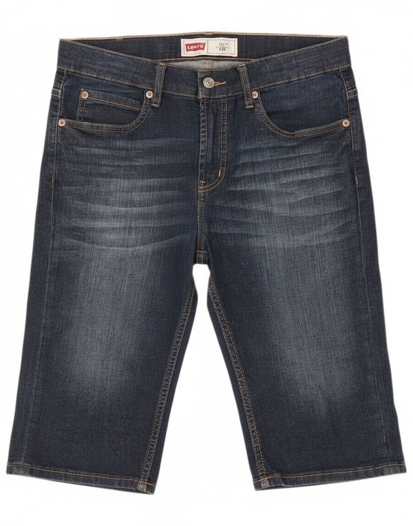 Levi's Short en jean slim 511 garçon 15-16 ans W30 Bleu coton