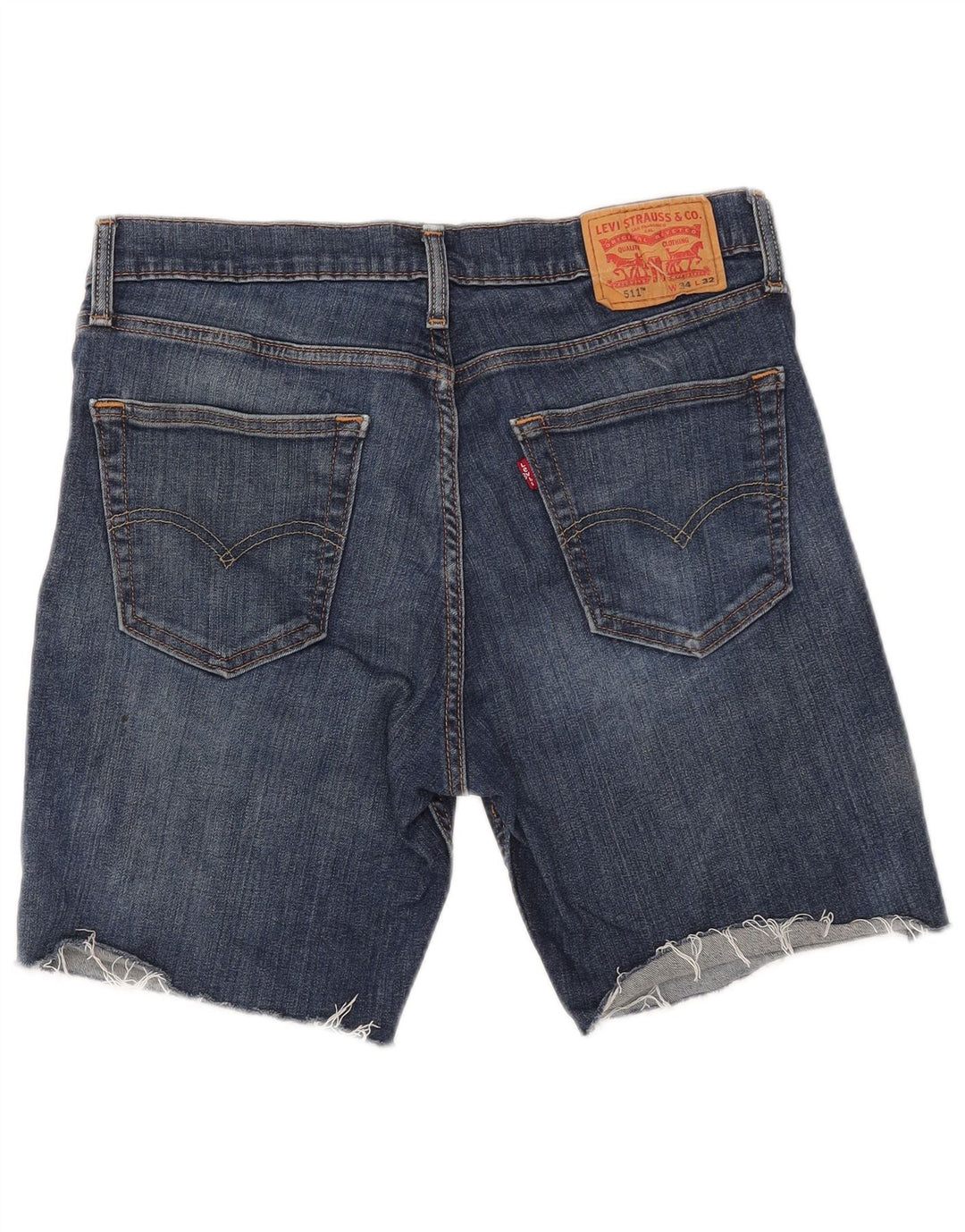 LEVI'S Short en Jean 511 Homme W34 Grand Bleu Coton