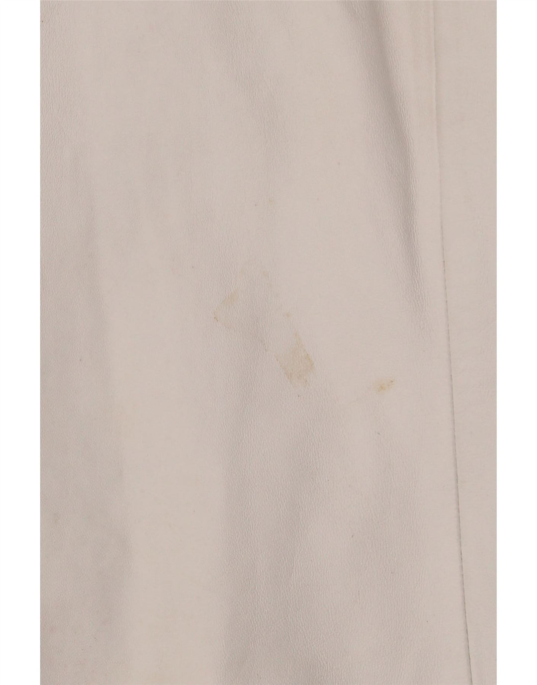 Arlen Ness Veste de motard en cuir pour femme UK 18 XL Cuir blanc cassé