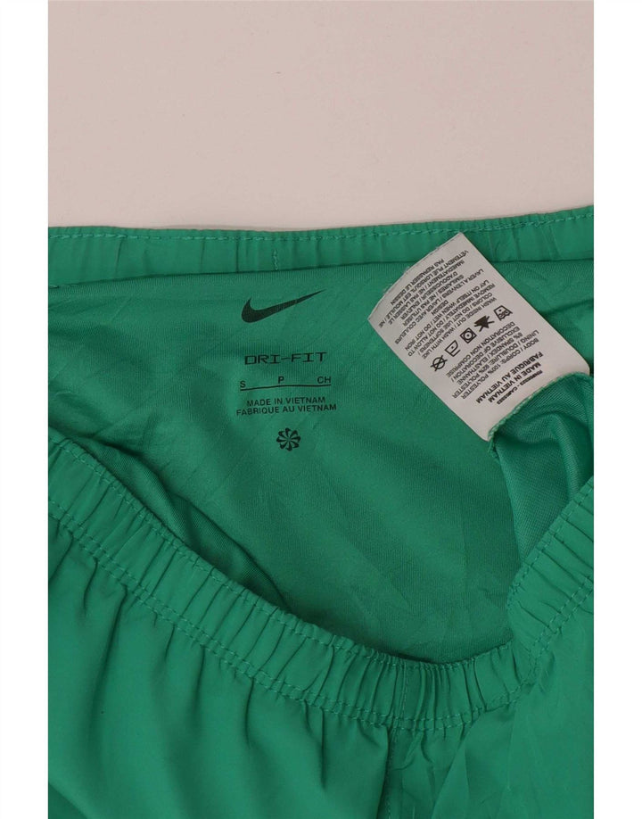Nike Short de sport Dri Fit pour homme Petit polyester rayé vert
