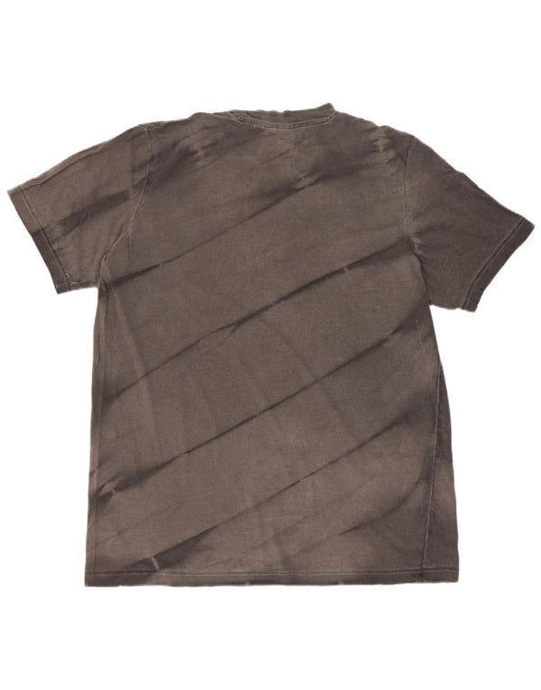 Adidas T-shirt graphique pour hommes en coton tie-dye gris grand