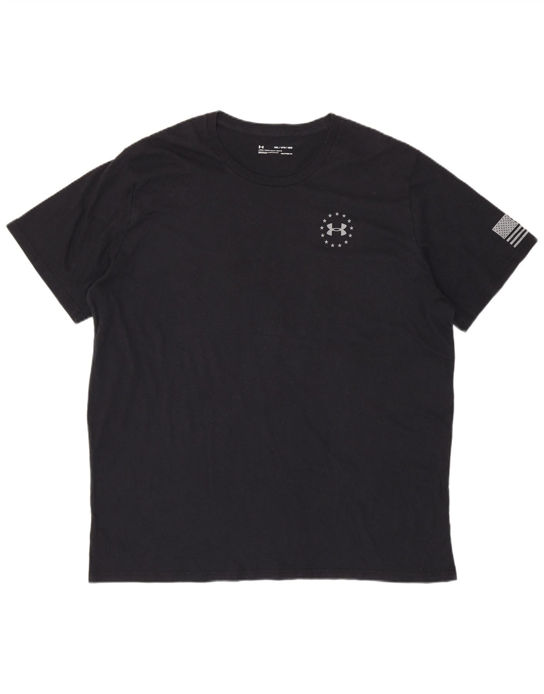 UNDER ARMOUR T-shirt graphique Heat Gear pour homme 3XL Noir