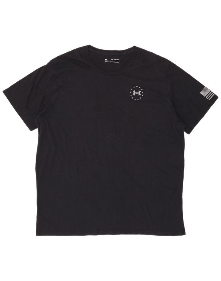 UNDER ARMOUR T-shirt graphique Heat Gear pour homme 3XL Noir