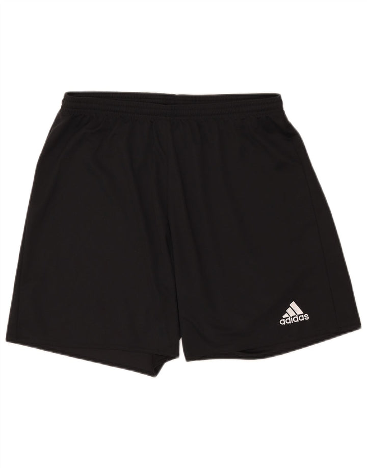 ADIDAS Short de sport Climalite pour hommes, grand, noir, polyester