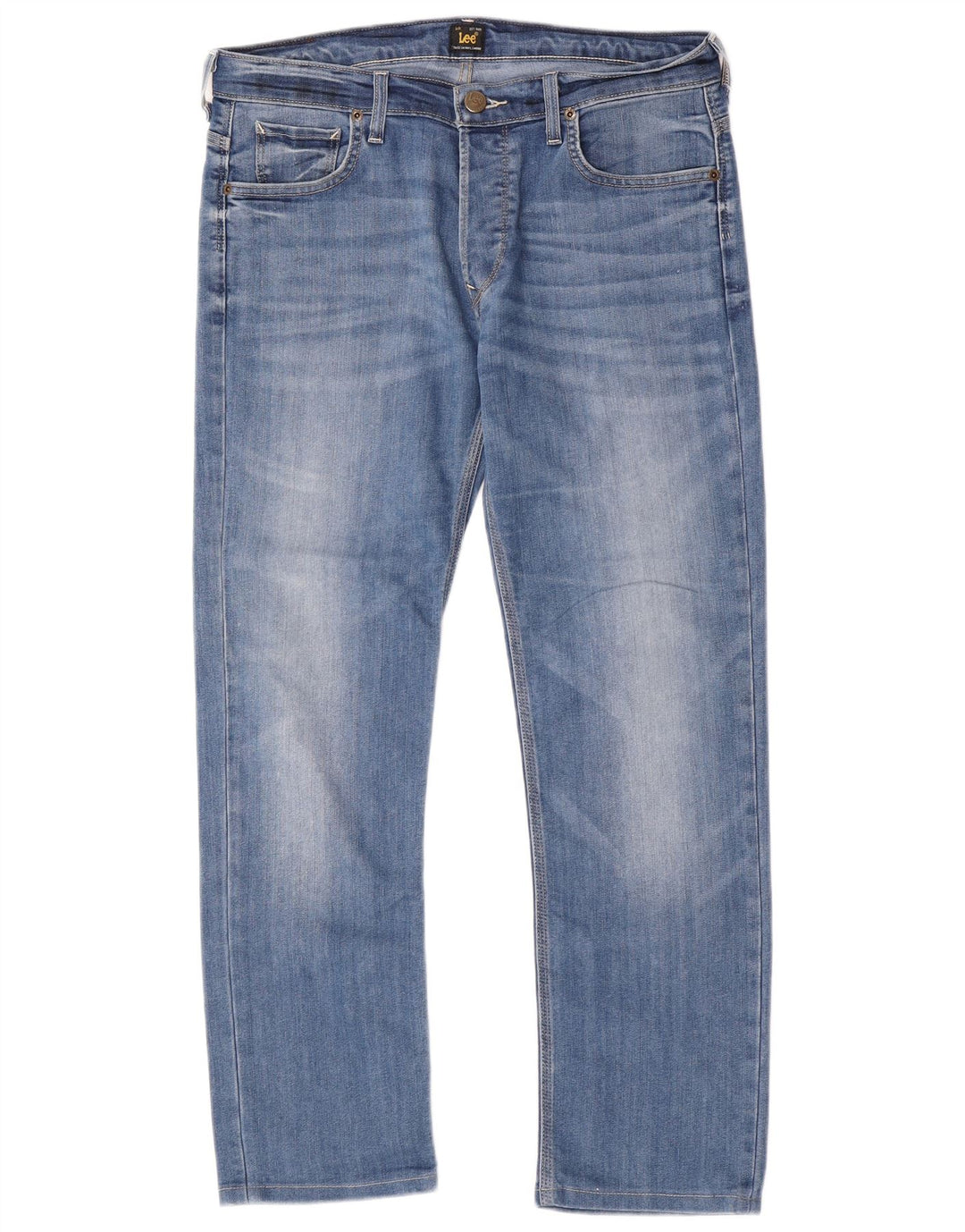 Lee Jean Powell Slim W34 L28 Homme Bleu Coton