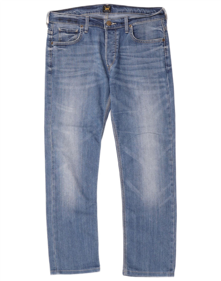 Lee Jean Powell Slim W34 L28 Homme Bleu Coton