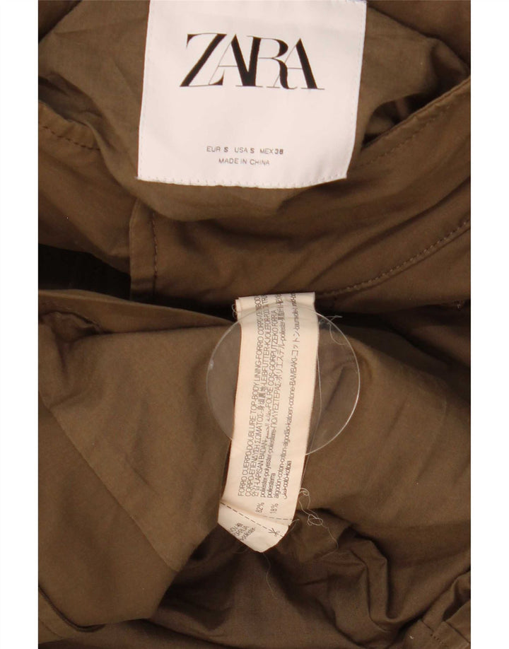 Zara Veste utilitaire pour homme UK 36 Petit Kaki Polyester