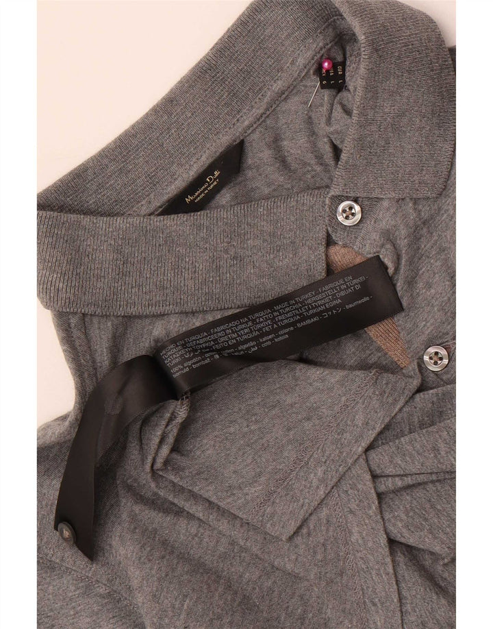 Massimo Dutti Polo Homme Grand Gris Coton