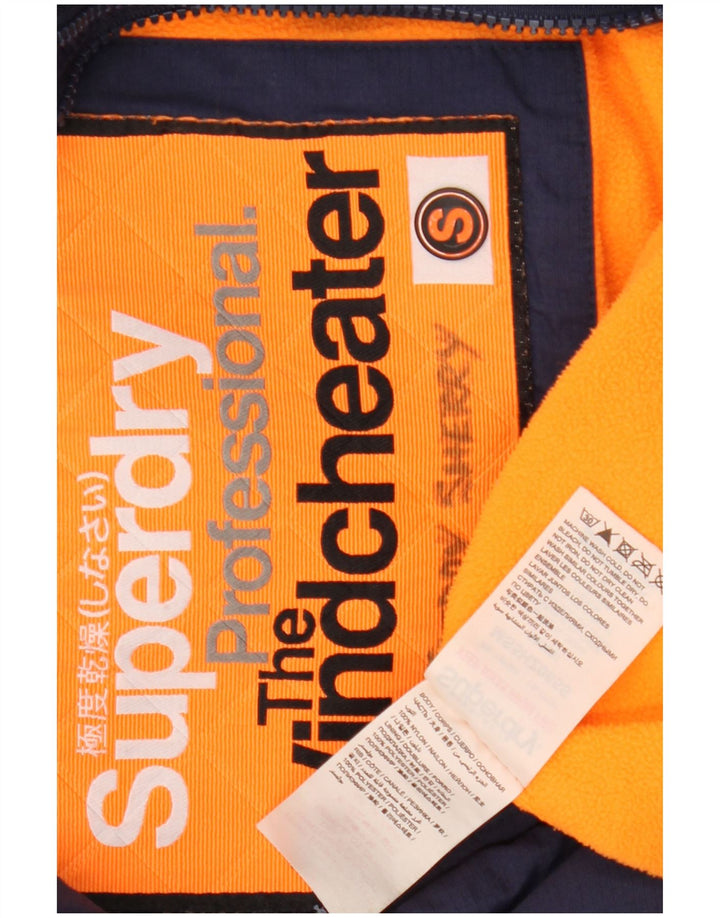 Superdry Veste coupe-vent The Windcheater pour homme UK 36 Small Bleu marine