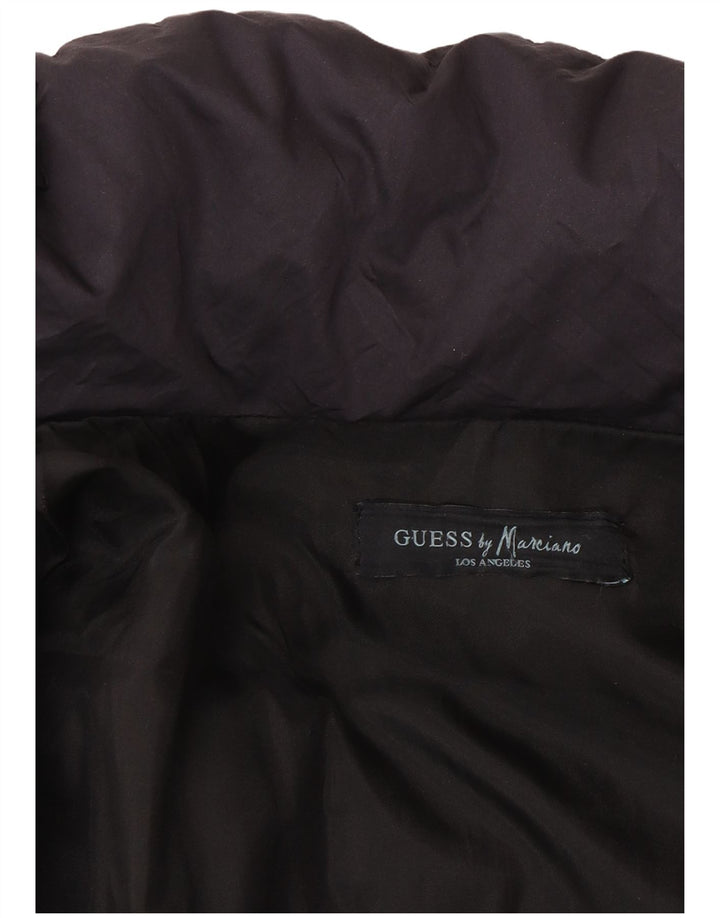 Guess By Marciano Manteau Rembourré Femme IT 46 Large Bleu Marine Polyester