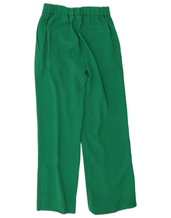 Reiss Pantalon Chino Coupe Ample Petite Femme UK 6 XS W24 L29 Vert