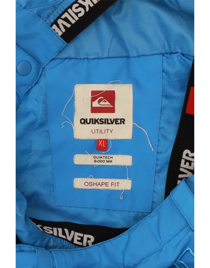 Quiksilver Pantalon de Ski Graphique Homme XL Bleu Polyester